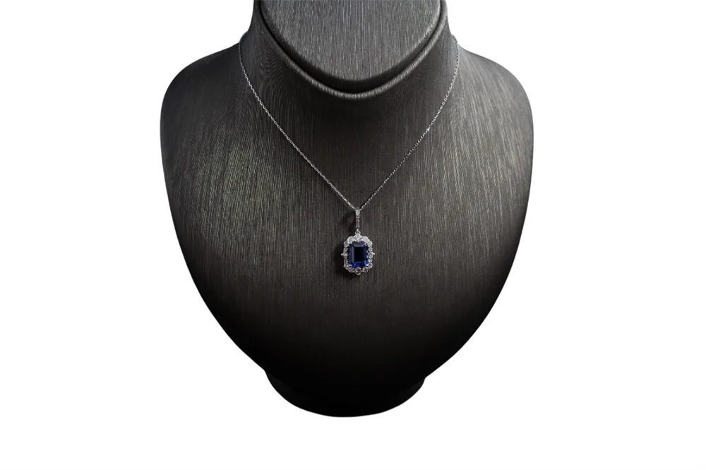 DİFÜZYON SAFİR BAGET PIRLANTA SET