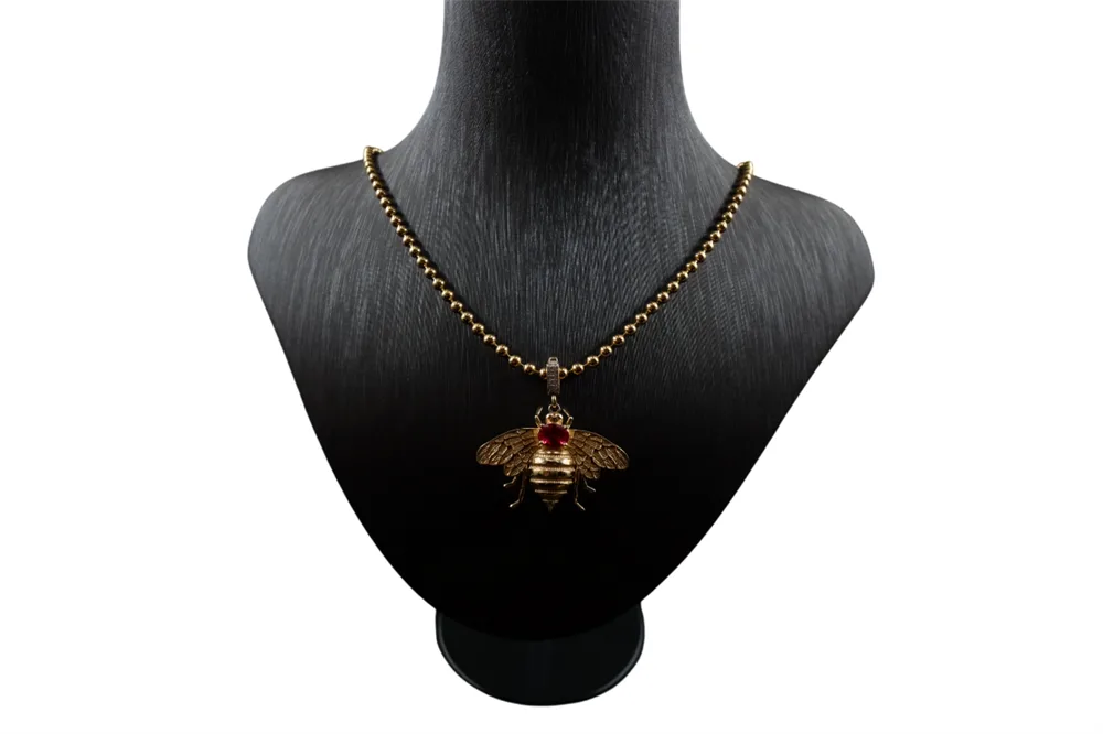 GOLDEN QUEEN BEE BİLYE KOLYE